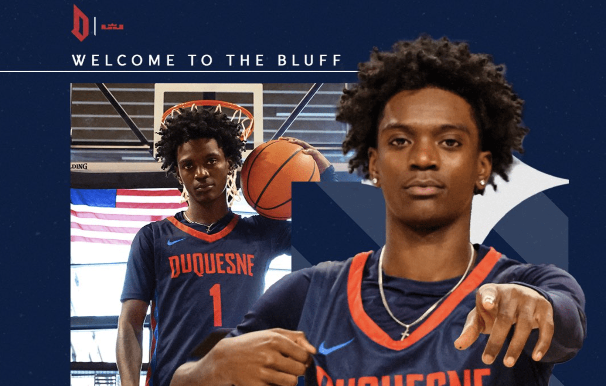Duquesne's newest freshman guard, Dom Aekins, is ready for his college career to begin, and he issued a statement to the Dukes' fans lately.